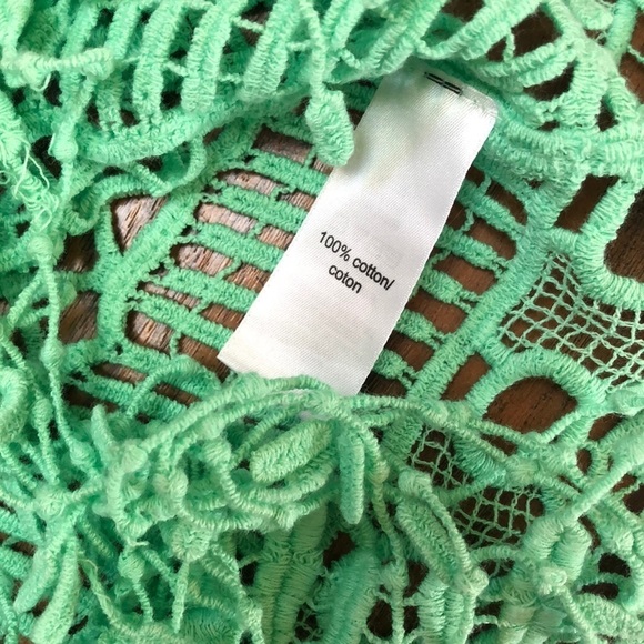 Maurice’s Boho Gypsy Festival Crochet Tank Small Beach Fringe Festival Rodeo - Picture 9 of 9